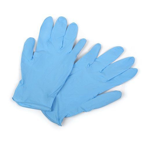 Curad powder-free nitrile disposable exam gloves - large size - (cur9316) for sale