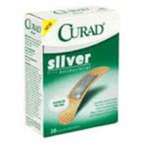 (7) Curad Silver natural antibacterial Bandages - 20 asst.