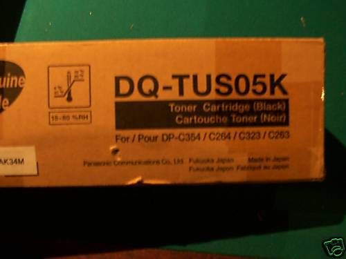 New oem panasonic dq-tus05k black toner cartridge for sale