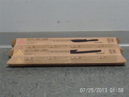 New Genuine Ricoh Print Cartridges type MP C3300 1Y 1M