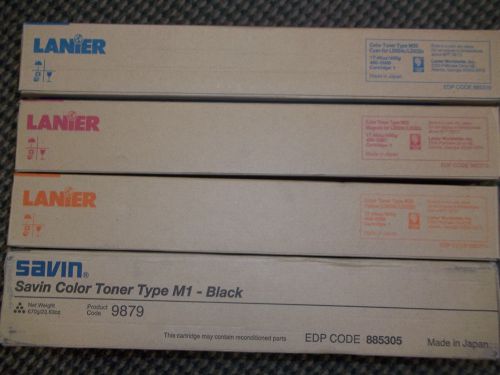 480-0085 480-0086 480-0087 480-0088 FULL SET Toners TYPE M1 for RIC Aficio 1224C