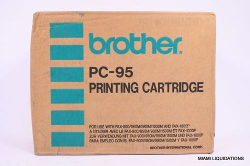 Brother PC 95 Printing Cartridge Black GENUINE OEM