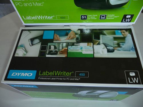 Dymo LabelWriter 450 Label Thermal Printer New In Box Includes software PC MAC