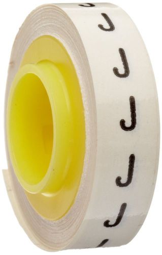 3M Scotch Code Wire Marker Tape Refill Roll SDR-J, Printed with &#034;J&#034; (Pack of 10)