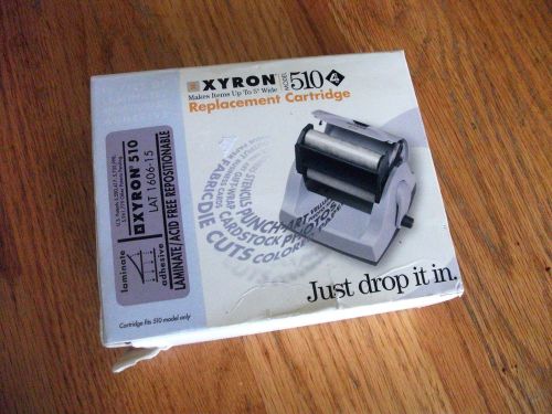 Xyron 510 Replacement Cartridge 1606-15 Laminate 5&#034; wide  NEW IN BOX