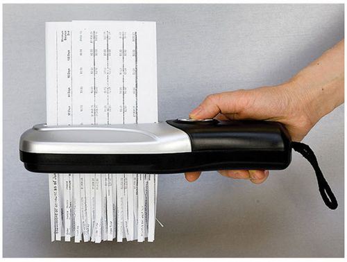 USB Powered Hand-Held Paper Shredder Portable Gadget Gift