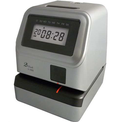 David-link multipurpose employee job time clock recorder w/ password protection for sale