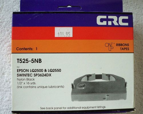 Lot of 2 GRC T525-5NB  Nylon Black Ribbons