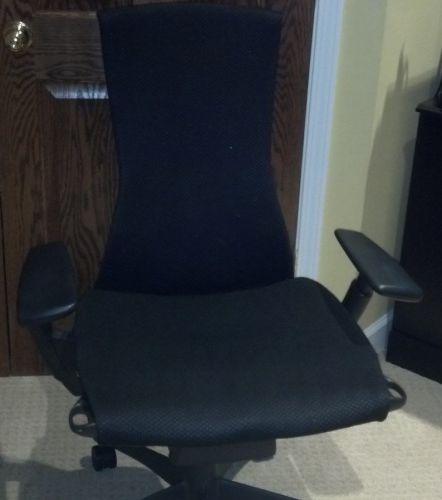 Herman Miller Embody Chair (Black fabric/base) - Good condition