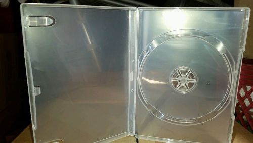 10 STANDARD CLEAR DVD CASES 14 MM