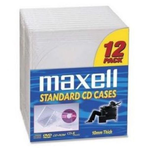 12-Pack of CD Jewel Cases