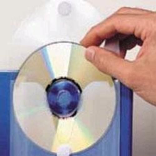 Baumgarten&#039;s Sticky Pocket CD -DVD Holder With Flap 5 Count