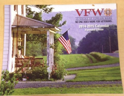 NEW 2015 WALL CALENEDAR VFW VETERANS OF FOREIGN WARS - AMERICAN LANDSCAPES 16m
