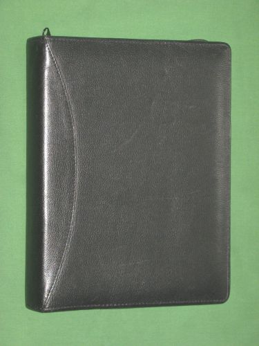 Classic ~1.25&#034;~ 3 ring leather day runner planner binder franklin covey 8992 for sale
