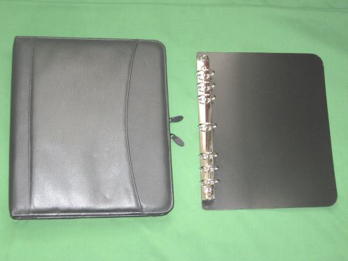 MONARCH ~1.25&#034;~ Removable Rings LEATHER Franklin Covey Planner ORGANIZER Binder