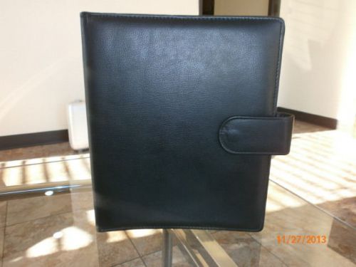 GENUINE LEATHER SMALL THREE RING BINDER, DAY PLANNER, MEMO BOOK