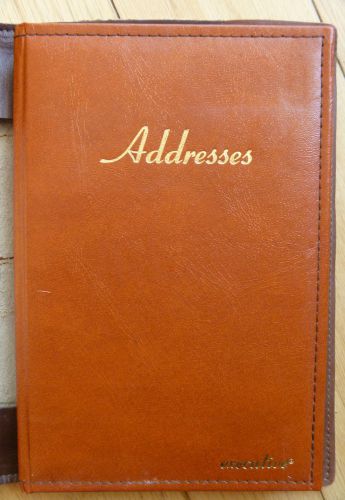 Stuart Hall Executive Address Book with Colorado River Designs Leather Cover