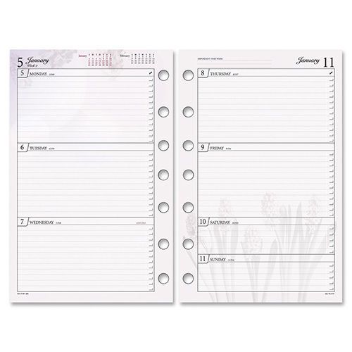 At-a-glance express weekly classic planning pages refill 5-1/2x8-1/2 nature for sale