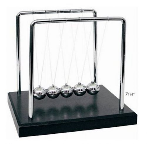 Newtons Cradle Balance Balls 7 1/4 inch Desk Therapy Office Best Gift Relaxing