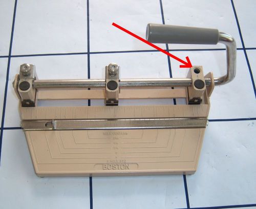 Boston 3 hole std heavy duty metal adjustable hole punch puncher for sale