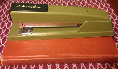 Vintage green swingline 747 retro classic design metal stapler for sale