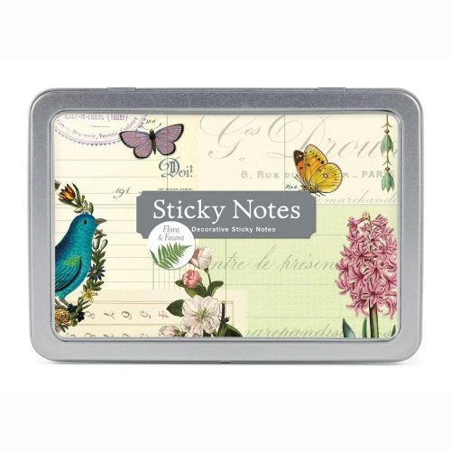 Cavallini &amp; Co. Flora and Fauna Sticky Notes