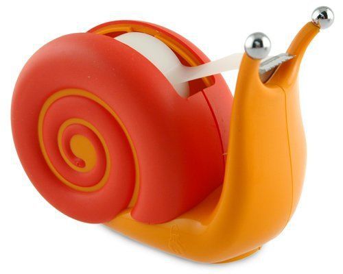 New Packing Tape Dispenser Packaging Duty Shipping Desktop Snail Desk Gift Cute