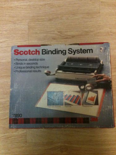 SCOTCH BINDING SYSTEM MODEL # 7890 BRAND NEW IN ORIGINAL BOX (BINDS IN SECONDS)