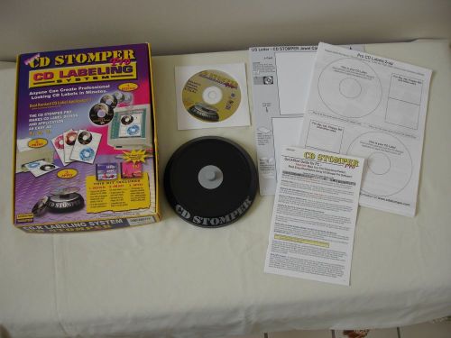 CD Stomper Pro CD Labeling System Makes CD Label Designs &amp; Applications