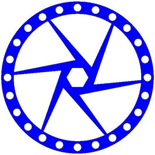 30 Custom Blue Wheel Art Personalized Address Labels