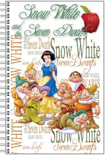 SNOW WHITE &amp; THE SEVEN DWARFS NOTEBOOK. AUTOGRAPH BOOK. PHONE BOOK.....FREE SHIP