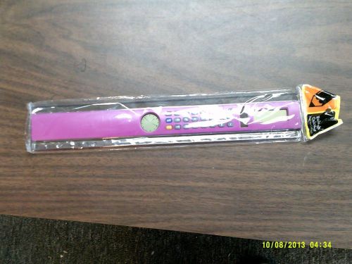 Purple Ruler w/Calculator