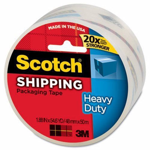 Scotch 3850 heavy duty packaging tape, 2&#034; x 55 yards, clear (mmm3850) for sale