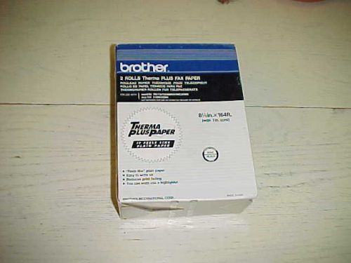 Brother Thermal Therma Plus Fax Paper 8 1/2 x 164 ft 6895 Black 1 Roll USA
