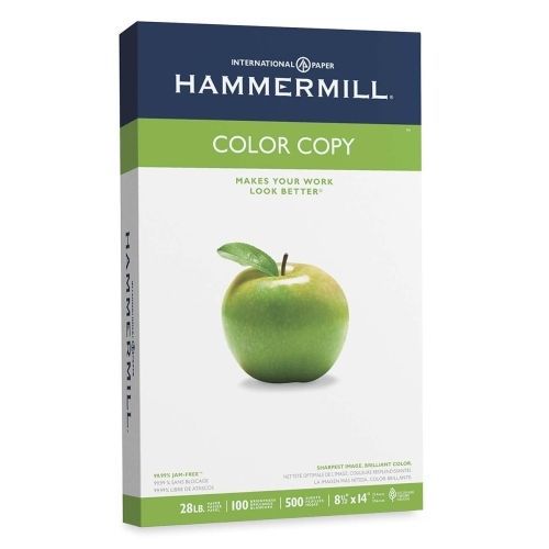 Lot of 8 hammermill color copy paper - 8.50&#034;x14&#034; - 28 lb - 500/ream - white for sale