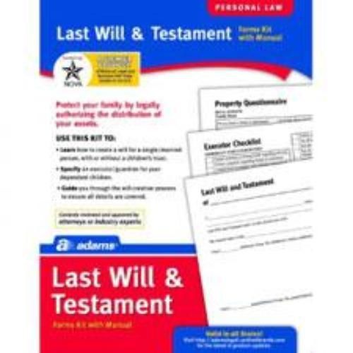 Last Will &amp; Testament Kit