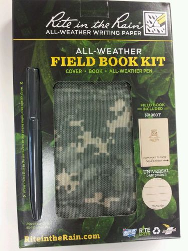 Rite in the Rain 980A-Kit All-Weather Universal Field-Flex Book Kit, Tan/ACU