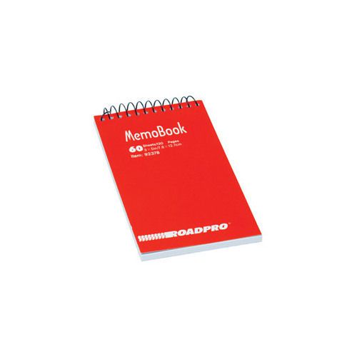 ROADPRO 92378 Top Spiral Memobook - 60 Pages