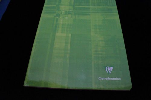 Clairefontaine Staplebound Notebook  8&#034; X 11&#034; Lined Green
