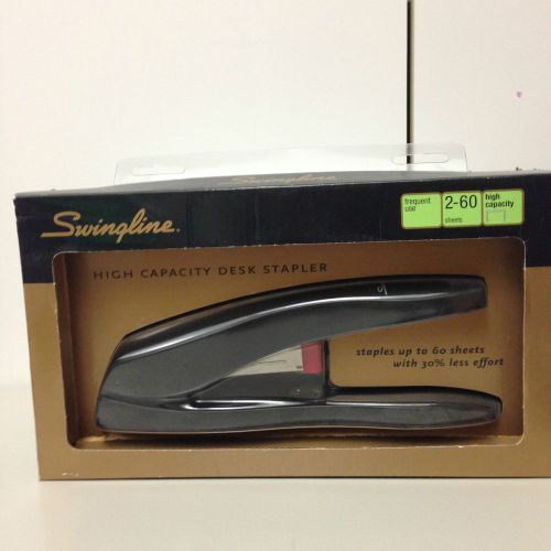 New Swingline High-Capacity Desk Stapler, 60-Sheet Capacity, Black