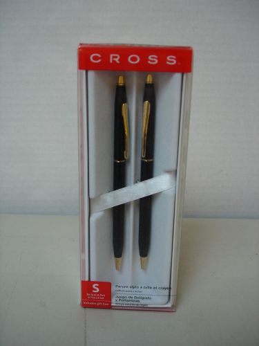 Cross Classic Century Classic Black Ballpoint Pen &amp; 0.7mm Pencil Set   250105