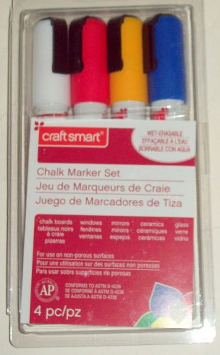 Craft smart chalk marker set,  4pk. classic  nip for sale