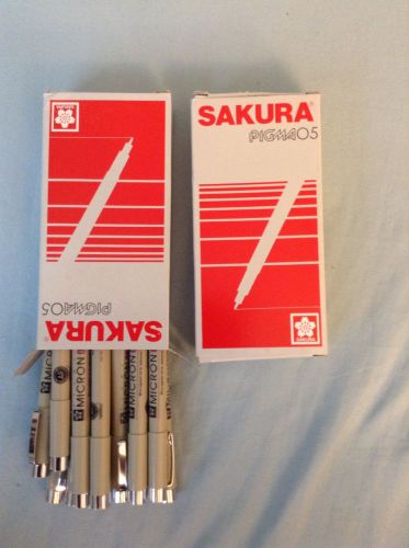 Sakura Pigma Micron Pen 0.45mm-Yellow (Sakura XSDK05-03) - 12/pk