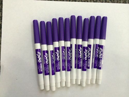 Purple Expo Fine Point 12 Pack