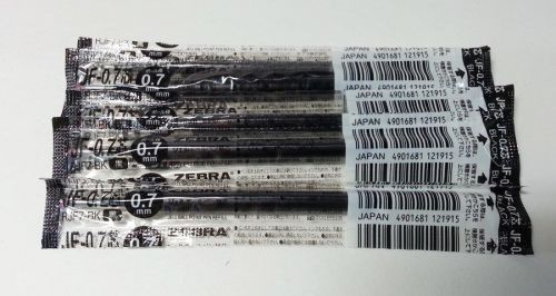 5pcs refill Zebra sarasa JF-0.7mm roller gel pen