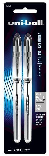 Sanford Vision Elite Rollerball Pen - Bold Pen Point Type - Black Ink (67178pp)