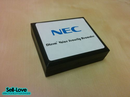 NEC DTERM 2 Port Voice Security Recorder 780275 USB RJ-11 Office Phone Recording