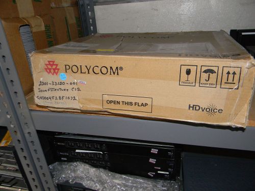 Polycom soundstructure c12 teleconference audio mixer 2201-33120-001 for sale