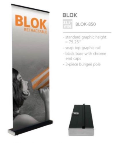 Retractable Roll Up Banner Stand BLOK