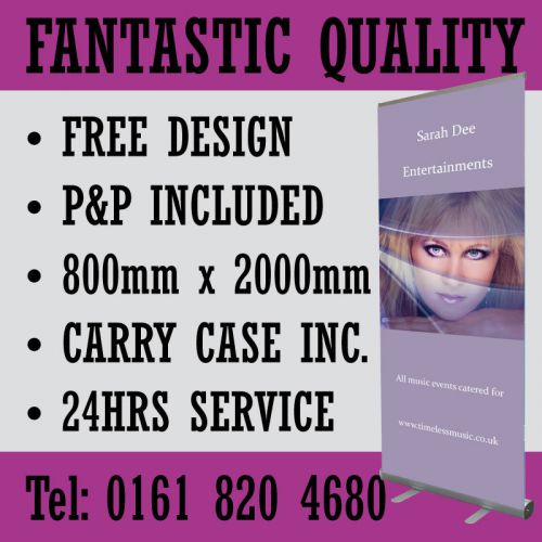 Roller Banner/Roll Up/Free Design /Exhibition Display/Express Delivery